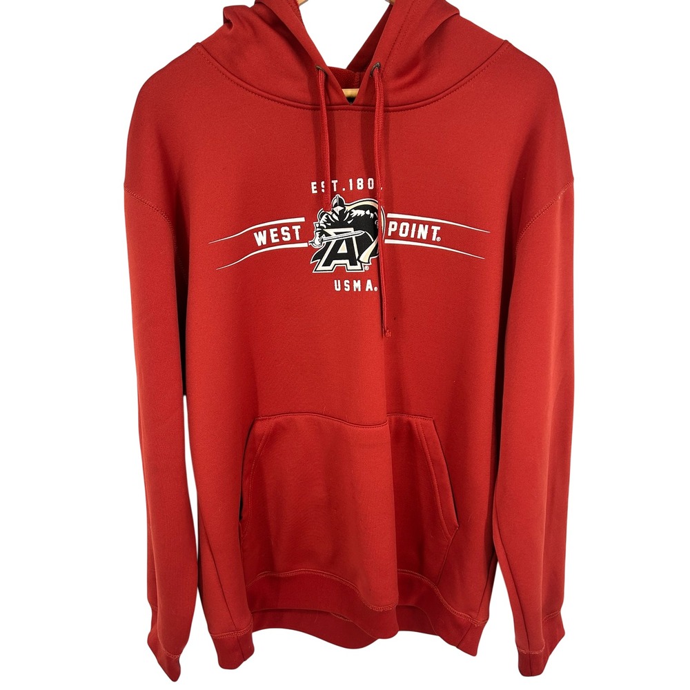 Ouray Sportswear West Point USMA Red Hoodie‎ Sweatshirt Mens Size L